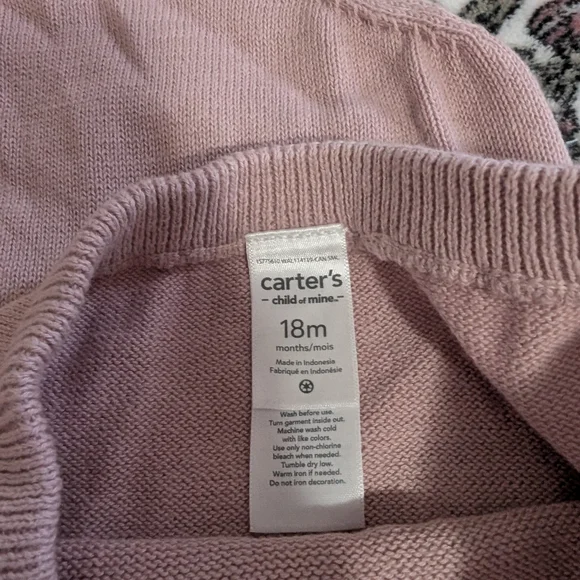 Carter's Pink Knit Two-Piece Set - Picture 2 of 2